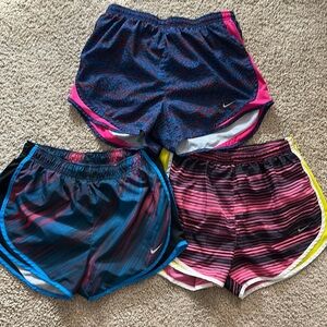 Nike Women's Colorful Athletic Shorts Trio